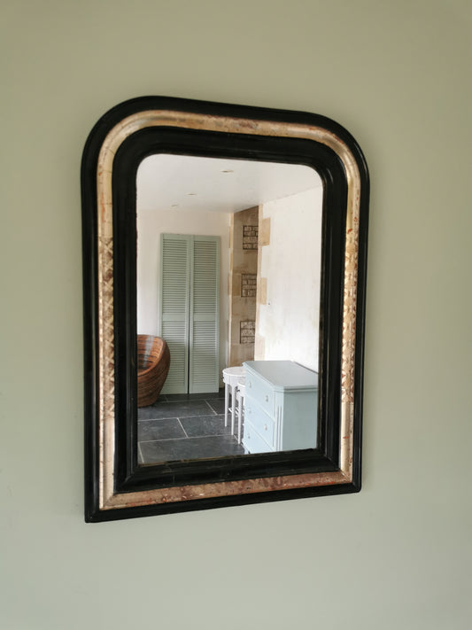 French Ebonised Mirror