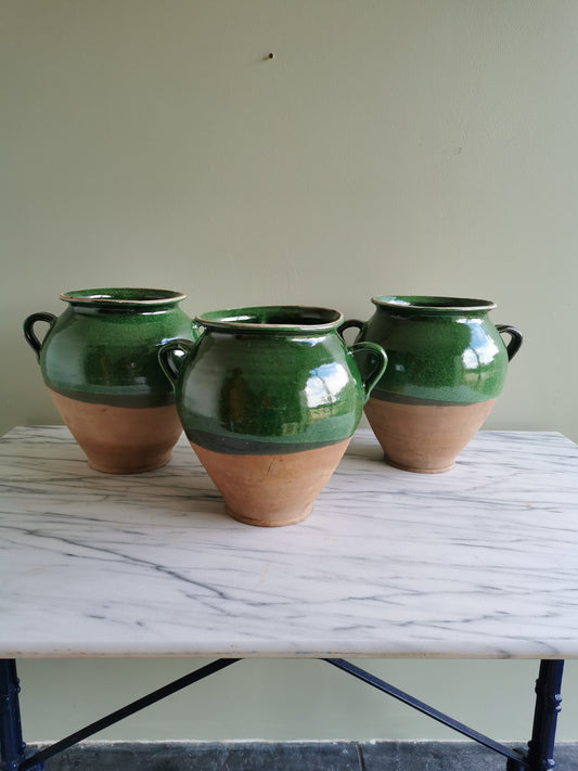 Green Confit Pots - New