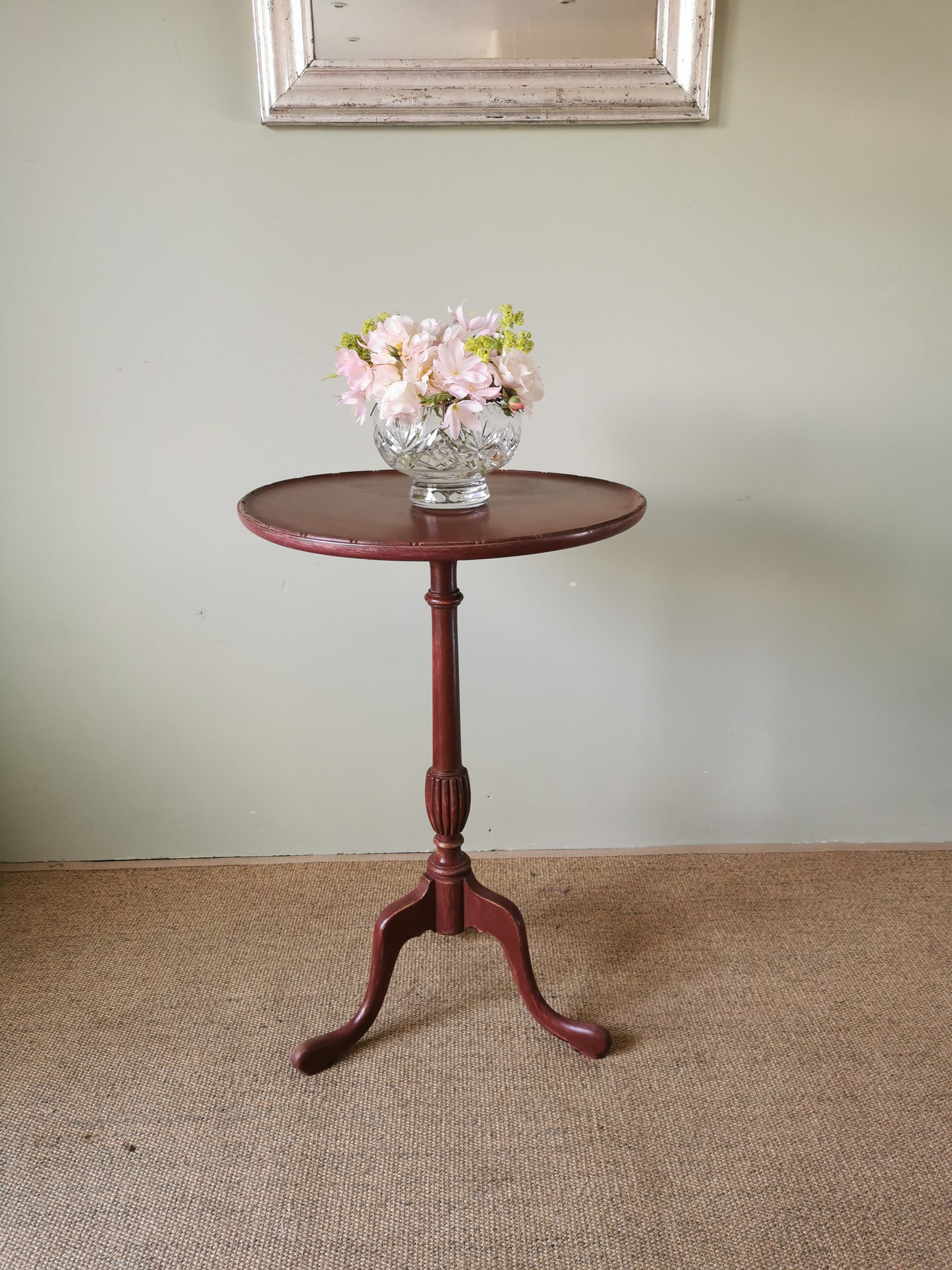 Painted Pedestal Table