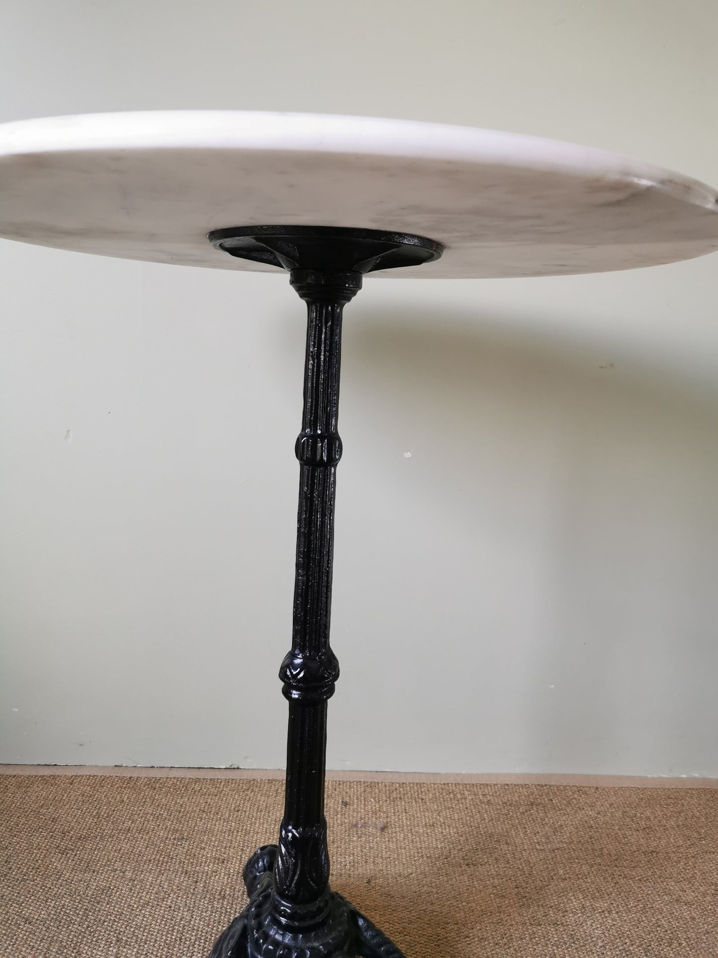 French White Marble Bistro Table