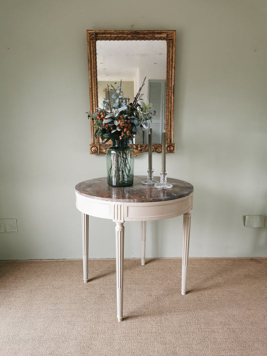 French Marble Side Table