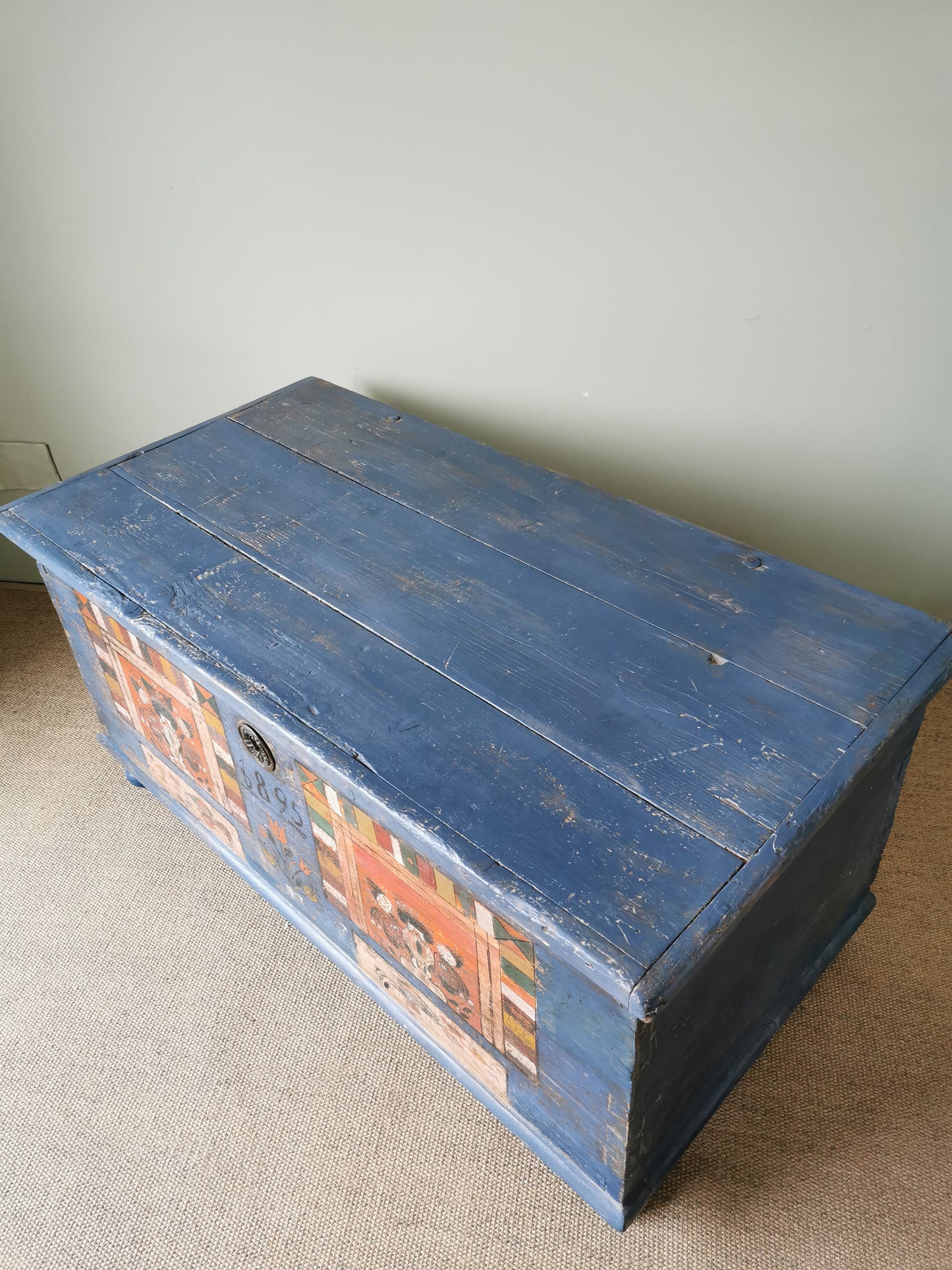 Swedish Painted Chest SOLD