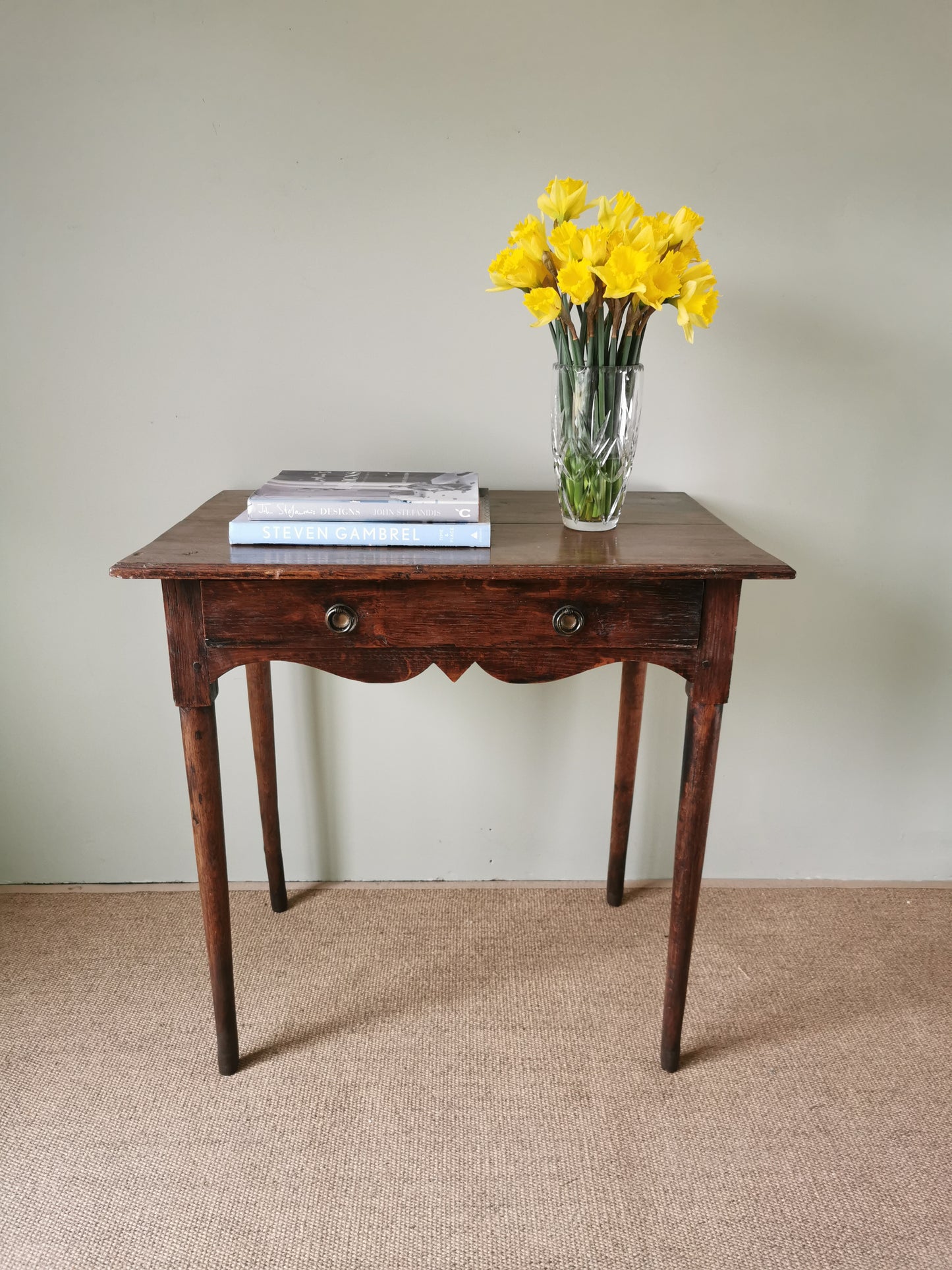 English Oak Side Table