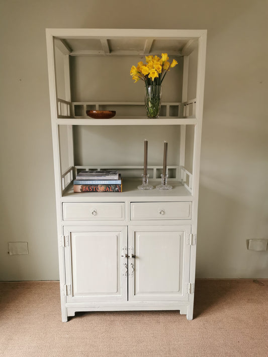 Painted Cupboard Bookcase